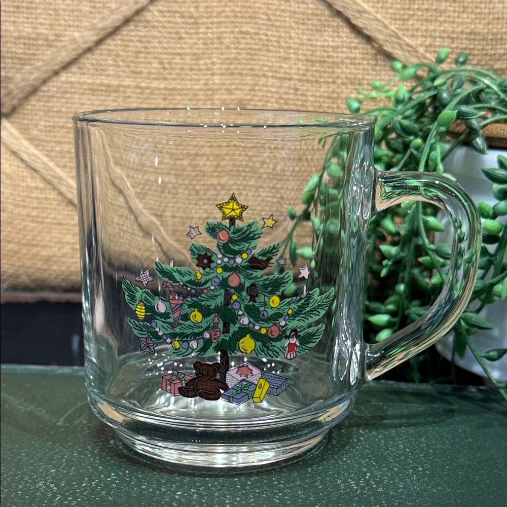 Luminarc Christmas Tree Glass Mug